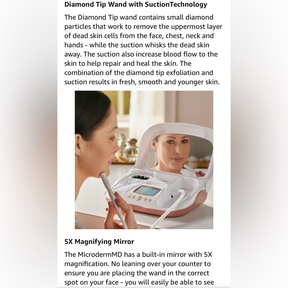 NEW Trophy, SKIN Microderm, MD professional Grade home microdermaabrasion system - Picture 2 of 10
